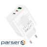 Зарядний пристрій HOCO C126A Pure White (6931474798725)