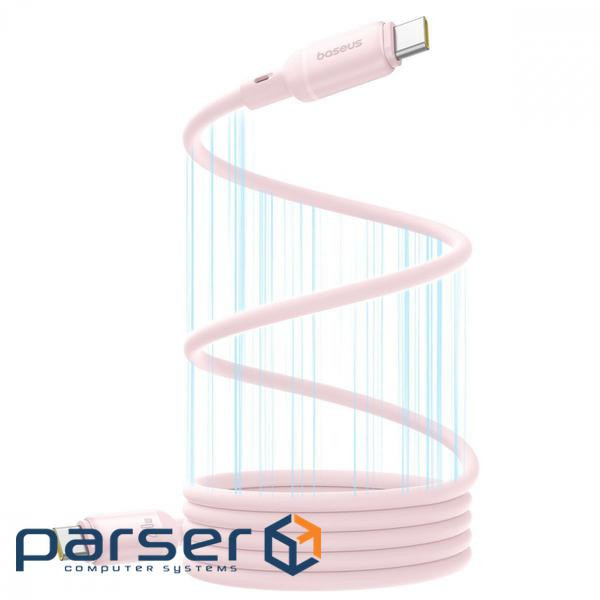 Кабель Baseus PicoGo Magnetic Liquid Silicone Type-C to Type-C 240W (1m) pink (P10376800411-00)