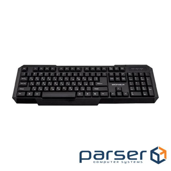 Клавіатура Grunhelm KB-103WD USB UA Black (109329)