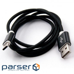 Date cable Dengos USB 2.0 AM to Type-C 1.5m black (NTK-TC-DL-BLACK)