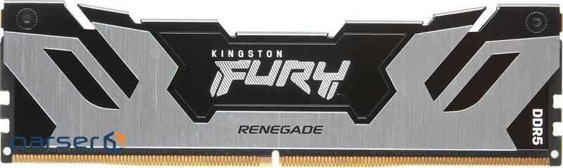 Модуль пам'яті KINGSTON FURY Renegade Black/Silver DDR5 7600MHz 16GB (KF576C38RS-16)