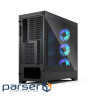 Корпус ATX без БЖ, чорний, з загартованим cклом Pop 2 Air Black TG RGB FRACTAL DESIG (FD-C-POA2A-03)