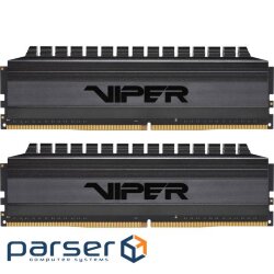 Модуль пам'яті PATRIOT Viper 4 Blackout DDR4 3200MHz 16GB Kit 2x8GB (PVB416G320C6K)