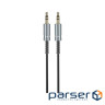 Кабель мультимедійний 3.5mm M to 3.5mm M 3.0m Black HOCO (6942007631235)