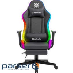 Ігрове крісло Defender Watcher RGB Black (64334)