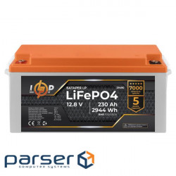Аккумулятор LP LiFePO4 12V (12,8V) - 230 Ah (2944Wh) (BMS 100A/50A) пластик (29490)