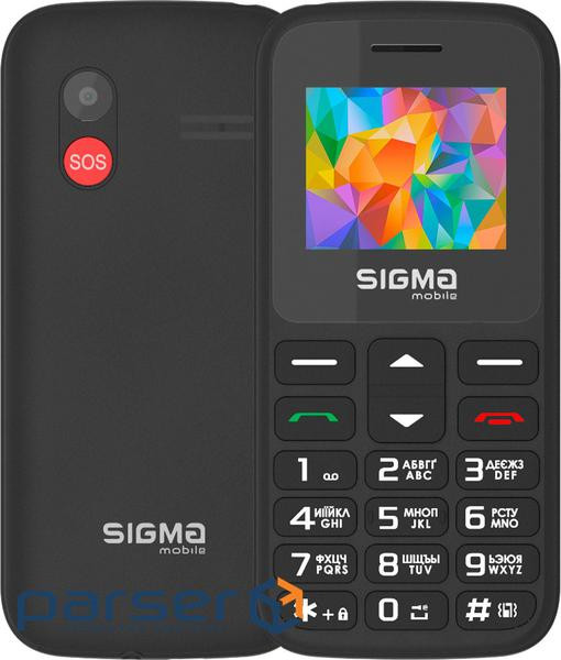 Мобільний телефон Sigma Comfort 50 HIT2020 Black (4827798120910)