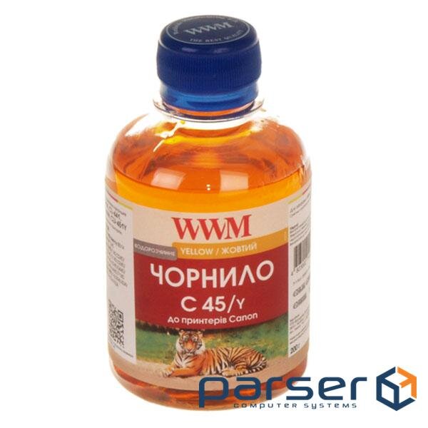 Чорнило WWM CANON CL441/446/CLI-451 Yellow (C45/Y)