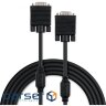Кабель мультимедійний VGA 3.0m ferrits Vinga (VCPVGAF3BK)