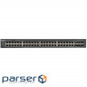 Network switch Cisco SG350X-48-K9-EU Тип - управляемый 3-го уровня, форм-фактор - в стойку, количество портов - 54, порты - SFP+, Gigabit Ethernet, комбинированный, возможность удаленного управления - управляемый, коммутационная способность - 176 Гбит/ с, размер таблицы МАС-адресов - 64000 Кб, корпус - Металический, 48x10/ 100/ 1000TX, 2хSFP+ ZyXel GS1920-48v2 (GS1920-48V2-EU0101F)