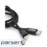 Cable PZX V-109 Type-C <-> Lightning, Black, 1.2 m , 2.1A (V-109 Black)