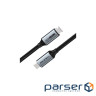 Кабель CABLETIME USB3.2 Type-C 20Gbps, 100W, 4K/60Hz 2м (CA914234)