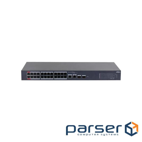 24-портовий керований з PoE Dahua DH-CS4226-24ET-240