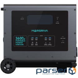 Зарядна станція Marsriva MP36 3600W (3686.4Вт/г) AC,UPS, USB-C PD 140 Вт LiFePo4