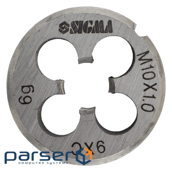Плашка Sigma М10x1.0мм (1604261)