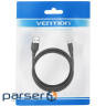 Дата кабель USB 2.0 AM to Micro 5P 1.0m black Vention (CTIBF)
