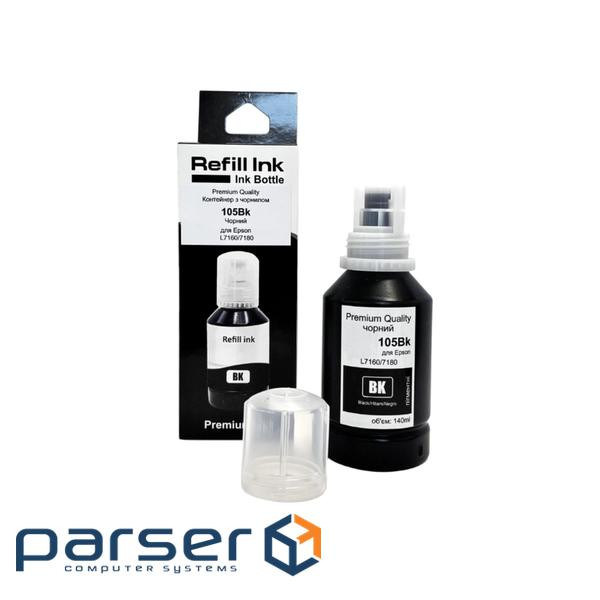 Чорнило Premium Quality Epson 105 140мл Black Pigment C13T00Q140, pigment (70264890)