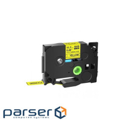 Стрічка для принтера етикеток UKRMARK трубка термозбіжна сумісна з HSe-631, 11,7мм х 1,5м, (900412)