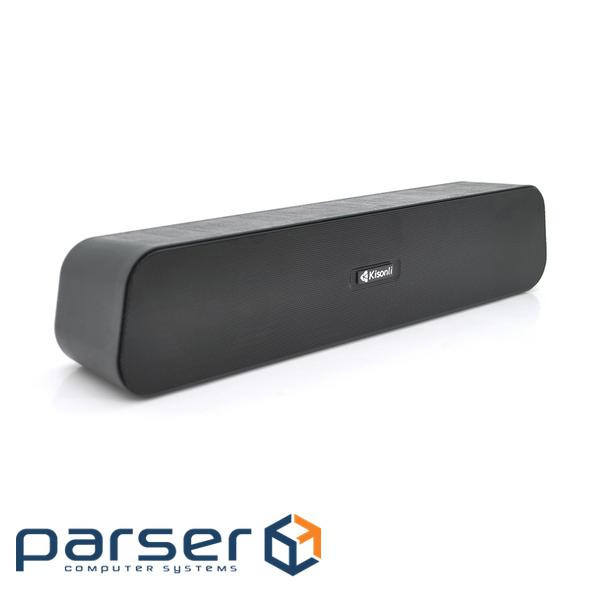 Колонки 2.0 Kisonli i-570, для ПК і ноутбука, USB + 3.5mm, 2x3W, 20Hz- 20KHz, Black, BOX, Q40 , USB + 3.5mm, 2x3W, 20Hz- 20KHz, Black, BOX, Q40