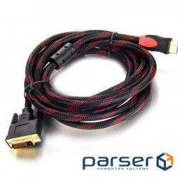Cable VOLTRONIC DVI - HDMI 1.5m Black (YT-HDMI (M)-DVI (M)-1.5)
