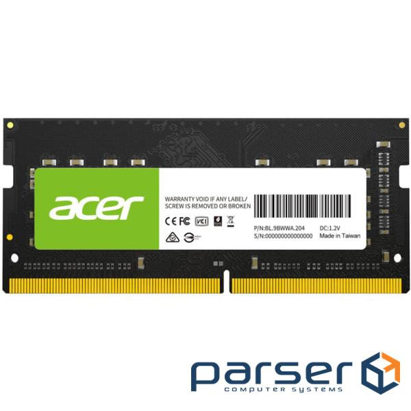 SoDIMM 16Gb DDR4 3200 MHz Acer SD100, Retail (BL.9BWWA.213)