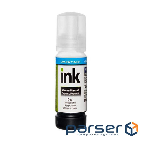 Чорнило ColorWay Epson L7160/7180 70мл Cyan (CW-EW716C01)
