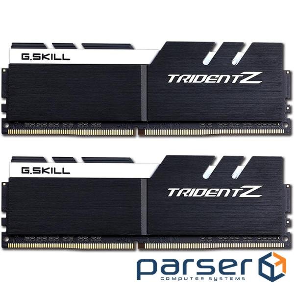 A memory module G. SKILL Trident Z Black/ White 3600MHz DDR4 32GB Kit 2x16GB XMP (F4-3600C17D-32GTZKW)