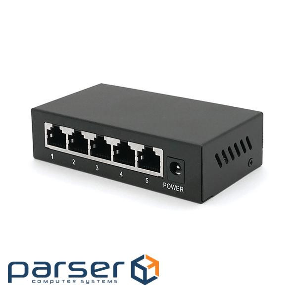 POE комутатор Merlion 4 POE 10 / 100+1 RJ45 10 / 100 зовнішній блок живлення 52V 0,92A (YT26648) 52V 0,92A (YT26648)
