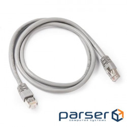 Патч-корд 0.5м Cablexpert SFTP, Сірий, 0.5 м, 6 cat. (PP6A-LSZHCU-0.5M)