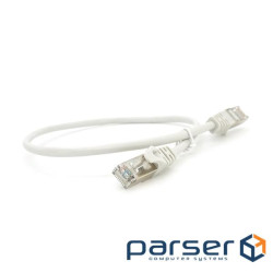 Патч-корд литий MERLION, FTP, RJ45, Cat.5e, 0.5m, сірий, CCA, Q200 (PCM-CCA-5E / 0.5G)