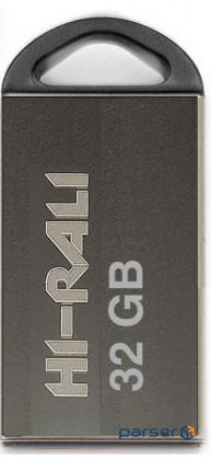 Флеш накопичувач USB 32Gb Hi-Rali Mini Fit, Black, USB 2.0 (HI-32GBMINFIT) (H (HI-32GBMINFIT  Black)