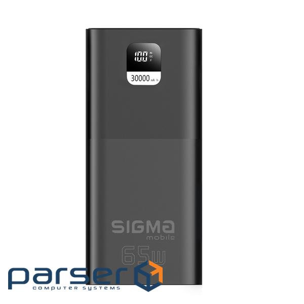 Универсальная мобильная батарея Sigma mobile X-Power SI30A6QLX 30000mAh Black (4827798835111)