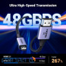 Кабель мультимедійний HDMI M to HDMI micro M 2.0m V2.1 8K60Hz HD164 black Ugreen (15517)