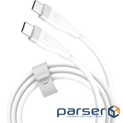 Кабель j5create JUCX17W-N, преміум якість, USB 2.0, C-тато/C-тато,1 м.