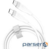 Кабель j5create JUCX17W-N, преміум якість, USB 2.0, C-тато/C-тато,1 м.