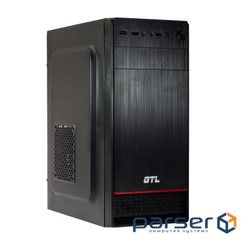 Корпус GTL T1610 Black, без БП, Mini Tower, Micro ATX/Mini ITX, 2xUSB 2.0, 370x176x410 мм, 0.4 мм ,