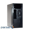 Корпус GTL T1610 Black, без БП, Mini Tower, Micro ATX/Mini ITX, 2xUSB 2.0, 370x176x410 мм, 0.4 мм ,