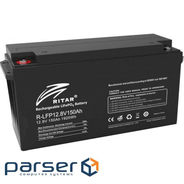 Rechargeable battery RITAR LiFePO4 R-LFP 12.8V 150Ah (12.8V, 150A year ) (R-LFP12.8V150Ah)