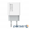 Зарядний пристрій ColorWay Power Delivery Port USB Type-C (20W) V2 white (CW-CHS026PD-WT)