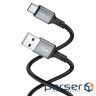 Кабель BOROFONE BX83 Type-C Famous silicone charging data cable Black (6974443386417)