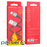 Кабель BOROFONE BX83 Type-C Famous silicone charging data cable Black (6974443386417)