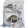 Кабель для принтера USB 2.0 AM/BM 1.5m ferite Atcom (5474)