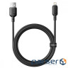 Кабель Baseus Silky Series Fast Charging Lightning 2.4A (2m) black (P10377702113-01)
