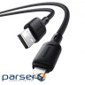 Кабель Baseus Silky Series Fast Charging Lightning 2.4A (2m) black (P10377702113-01)