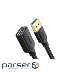 Дата кабель USB 3.0 AM/AF 1.0m US129 black Ugreen (10368)