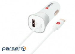Автомобільний зарядний пристрій з USB та USB Type-C роз'ємом -USB Car Charger & USB Typ (2.900618)