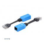Внутрішній RJ45 мультиплексор-1/2 комплект (POE Pin 12/36)