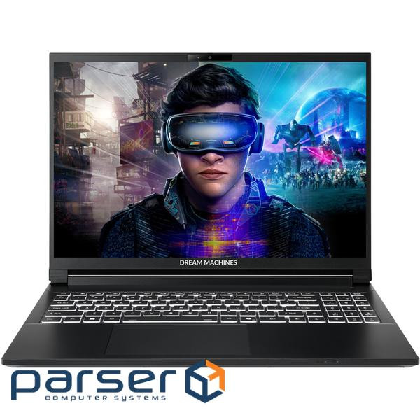 Dream Machines RT5070-15UA23 15.6” FHD+ 165Hz, 300n/Ryzen AI 9 HX370/32 GB/SSD 2TB/RTX5070/GLAN/DOS