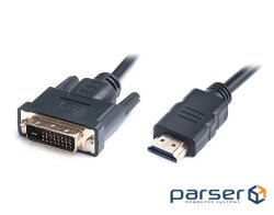 Multimedia cable HDMI to DVI 1.8m REAL-EL (EL123500013)