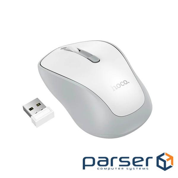 Миша бездротова HOCO GM41, 1600DPI, 2.4GHZ, White, Blister (HOCO GM41 / W)